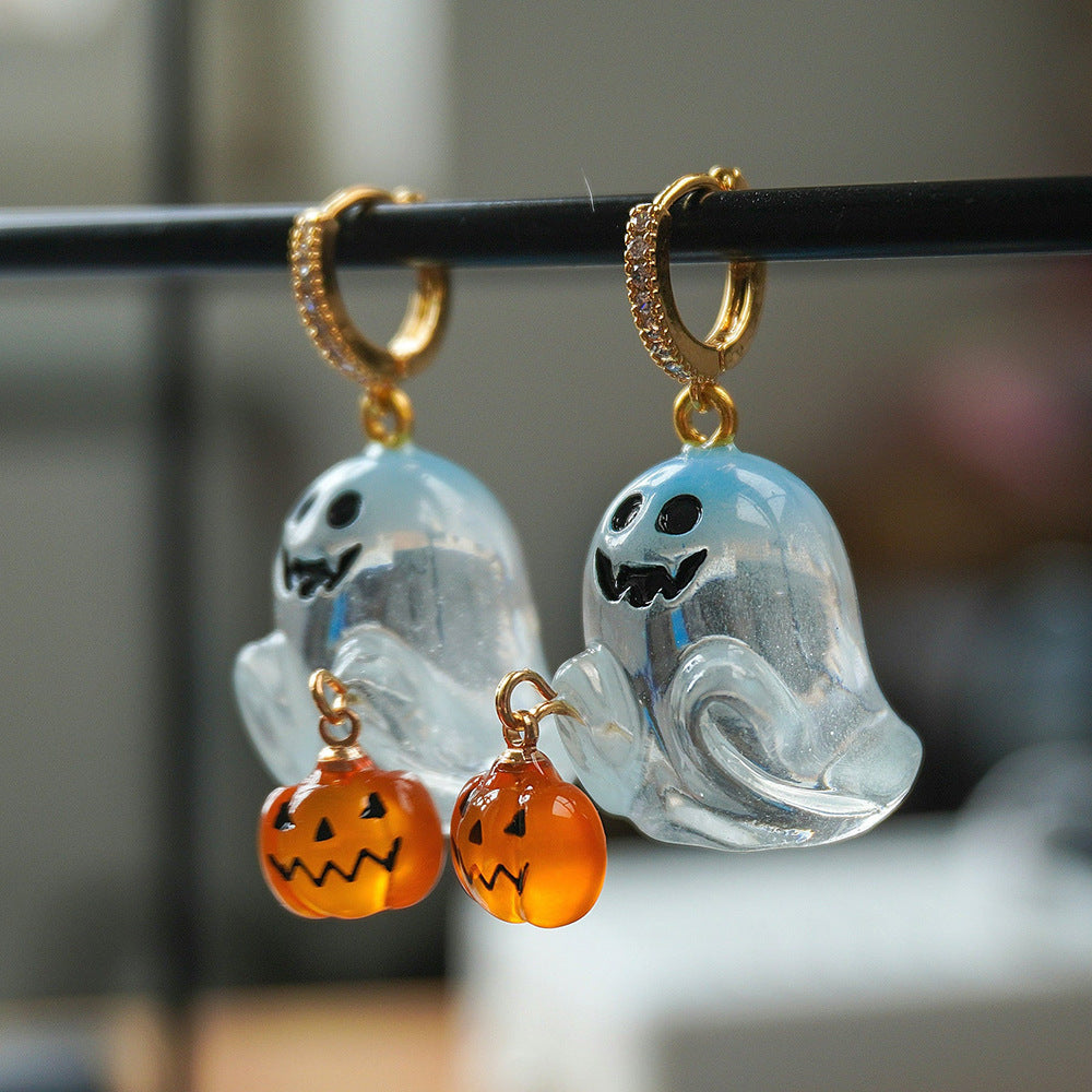 Wholesale  Ghost Pumpkin Earrings